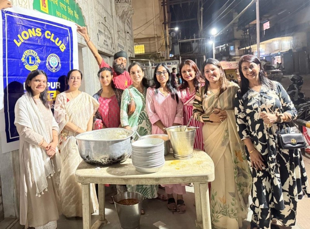 Lions Club of Dimapur Elite launched its first Hunger Relief project distributing freshly prepared meals to the underprivileged.